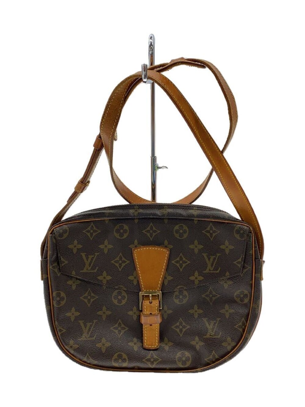 LOUIS VUITTON Jeune Fille Canvas Leather Brown All over